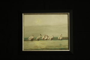 Jacks Pelicans 16 x 20 oil on canvas
