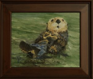 Just Chillin 8 x 10 oil on canvas