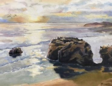 The Color of Water, a Fine Art Watercolor Group Show for October 2023